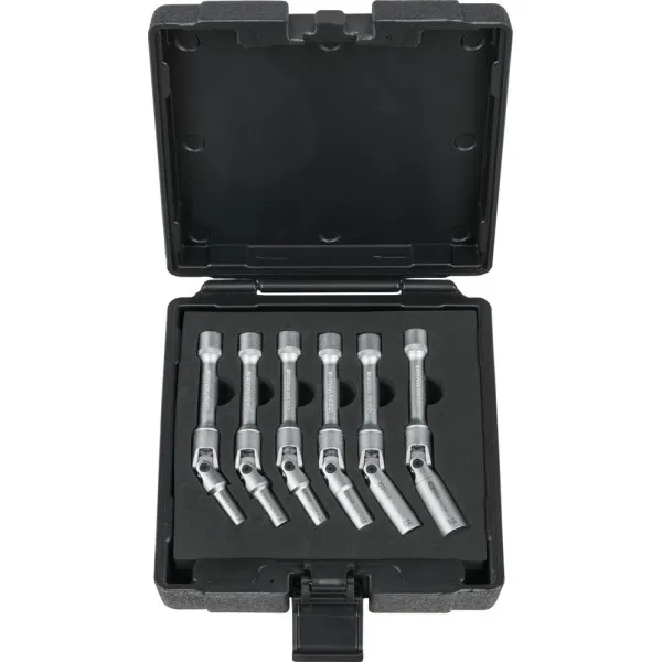 Coffret de douilles longues articulées pour bougies KS TOOLS 922.4071 