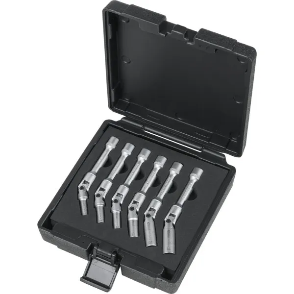 Coffret de douilles longues articulées pour bougies KS TOOLS 922.4071 