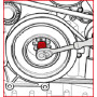 Boulon adaptateur de poulie de vilebrequin Audi KS TOOLS 400.9043 