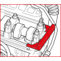 Support pour pose d'arbre à cames KS TOOLS 400.9017 