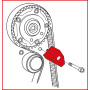 Jeu d'outils de calage moteur Fiat/Alfa Roméo/Lancia, (955A6.000 / 955A7.000 / 955A8.000 / 955A2.000 / 940A2.000) KS TOOLS 