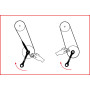 Jeu d'outils spéciaux pour courroies élastiques KS TOOLS 150.3180 