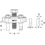 Extracteur de pignon de courroie de distribution KS TOOLS 150.3130 