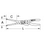 Pince pour colliers d'échappement KS TOOLS 150.1560 