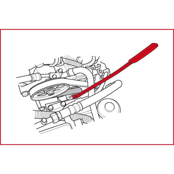 Clé spéciale Renault pour vis TORX KS TOOLS 150.1226 