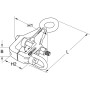 Pince de traction pour box à deux sens de direction 245 mm KS TOOLS 140.2430 