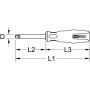 Poignée emmanchée ULTIMATE 1/4" KS TOOLS 922.1439 