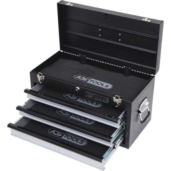 Coffret à outils 3 tiroirs avec compartiment supérieur KS TOOLS 891.0003 