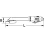 Mini Meuleuse d’Angle Pneumatique slimPOWER 9,6 mm KS Tools - 515.5550 