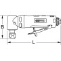 Mini Meuleuse d'Angle Pneumatique Longue slimPOWER 6 mm KS Tools - 515.5540 