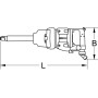 Clé à chocs pneumatique 3/4" broche longue 504 mm superMONSTER 3405 Nm KS TOOLS 515.3260 