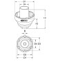 Douille à 6 ergots Ø 82 mm avec tube de centrage pour Mercedes KS TOOLS 460.3790 