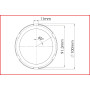 Douille à 6 ergots Ø 82 mm avec tube de centrage pour Mercedes KS TOOLS 460.3790 