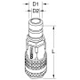 Coupleur de remplissage et de purge de radiateur Scania/Volvo/Renault KS Tools 455.0076 