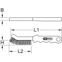 Brosse pour étrier de frein Acier KS TOOLS 201.2320 