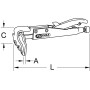 Pince étau Mâchoire large et plate pour carrossier KS TOOLS 115.1080 