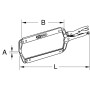 Pince étau grande profondeur L 610 mm KS TOOLS 115.0573 