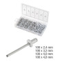 Assortiment de rivets acier 400 pièces KS TOOLS 970.0150 