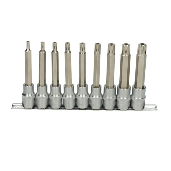 Jeu de 9 douilles tournevis longues 1/2" ULTIMATE RIBE KS TOOLS 922.1795 