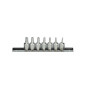 Jeu de 7 douilles tournevis ULTIMATE TORX percé - 5 pans KS TOOLS 922.1540 