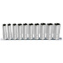 Jeu de 10 douilles longues 6 pans 1/2’’ ULTIMATE sur rail KS TOOLS 922.1263 