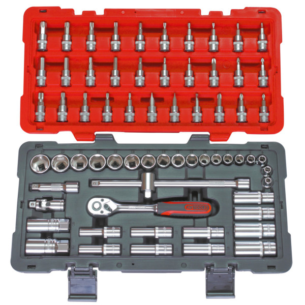 Coffret de douilles et accessoires ULTIMATE 3/8", 66 pièces KS TOOLS 922.0666 