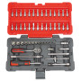 Coffret de douilles et accessoires 1/4" ULTIMATE 50 pièces KS TOOLS 922.0650 