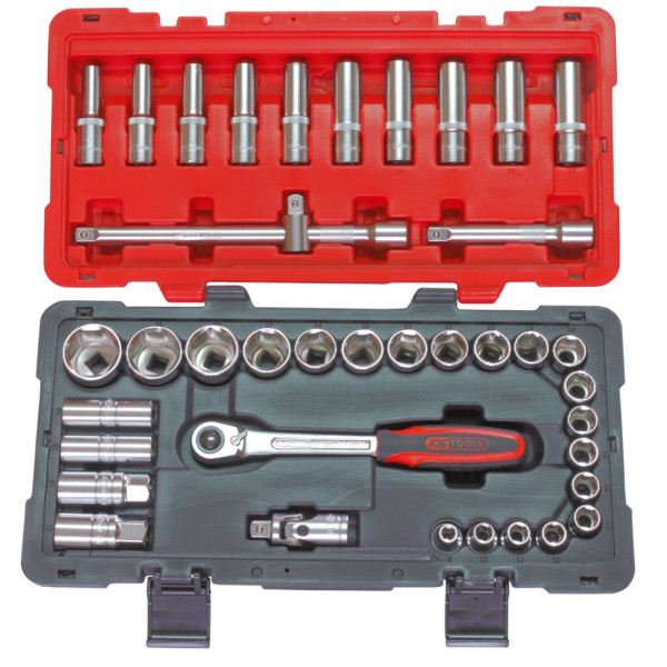 Coffret de douilles et accessoires ULTIMATE 1/2'', 39 pièces KS TOOLS 922.0639 