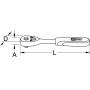 Cliquet extra plat 3/8" ULTIMATE 72 dents KS TOOLS 920.3800 