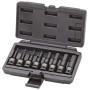 Coffret de 8 douilles à chocs 1/2" 6 pans L. 75 mm KS TOOLS 911.0902 