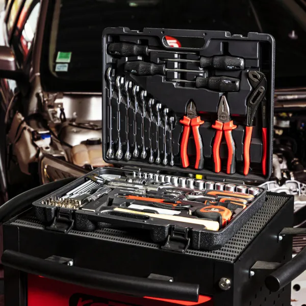 Coffret d'outillage généraliste 1/4" et 1/2", 103 pièces KS TOOLS 911.0703 