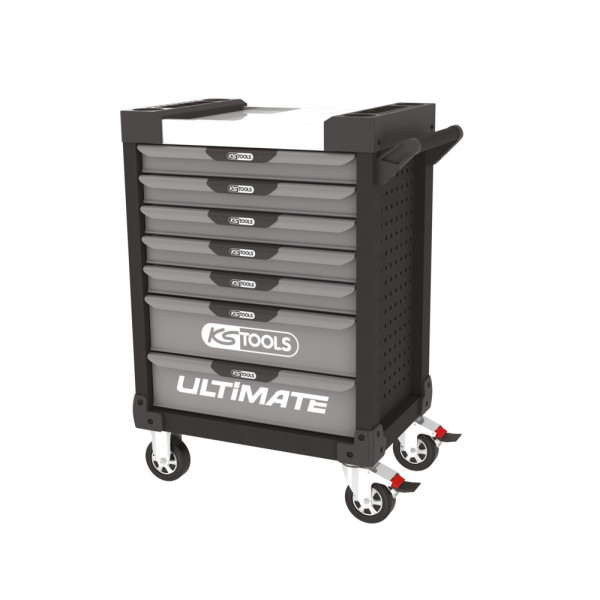 Servante 7 Tiroirs ULTIMATE Grise et Noire KS TOOLS 816.0007 