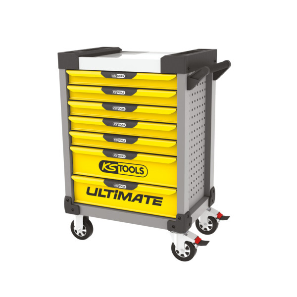 Servante 7 Tiroirs ULTIMATE Jaune et Grise KS TOOLS 814.0007 