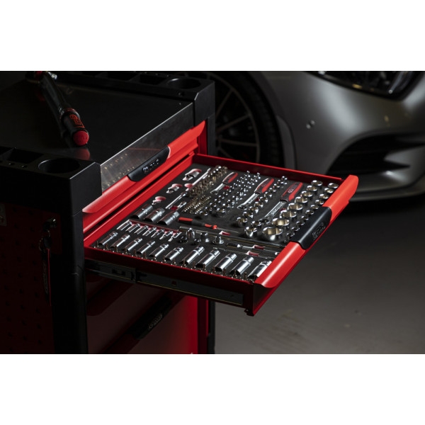 Module de douilles et accessoires 1/4'' - 3/8'' - 1/2", 175 pièces KS TOOLS 711.1011 