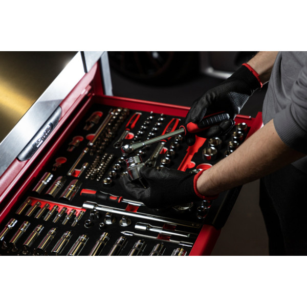 Module de douilles et accessoires 1/4'' - 3/8'' - 1/2", 175 pièces KS TOOLS 711.1011 