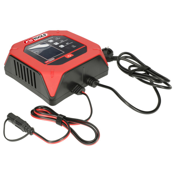 Chargeur de batterie digital multifonctions 12/24V, 15A/7.5A - KS TOOLS 550.1775 