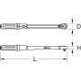 Clé dynamométrique 5-25 Nm 1/4" ERGOTORQUEprecision cliquet réversible KS TOOLS 516.1512 