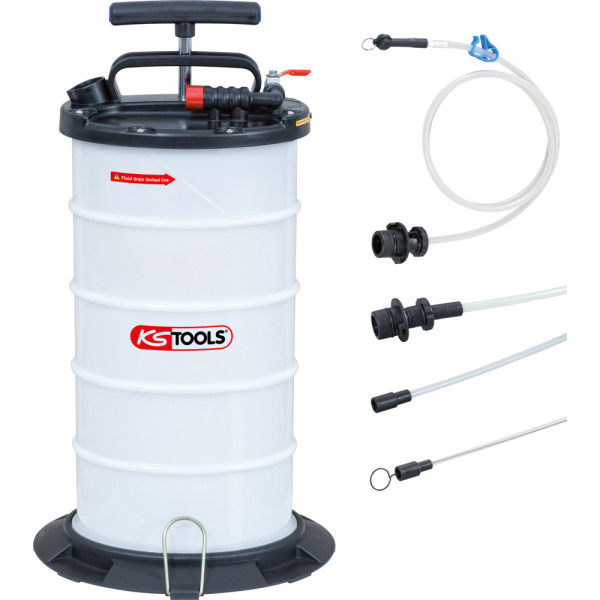 Pompe d'aspiration par vide 9.5 L avec 4 sondes KS TOOLS 160.0790 