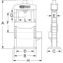 Presse hydraulique motorisée 200T KS TOOLS 160.0118 