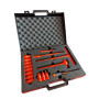 Coffret de douilles isolées 1000V 1/2'' avec cliquet et rallonges - 16 pcs KS TOOLS 112.1860 