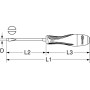Tournevis ULTIMATEmax Plat type Fente KS TOOLS 