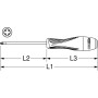 Tournevis ULTIMATE Isolé 1000V Cruciforme Type Pozidriv KS TOOLS 