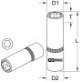 Douille à Bougies - 3/8’’ ULTIMATE KS TOOLS 