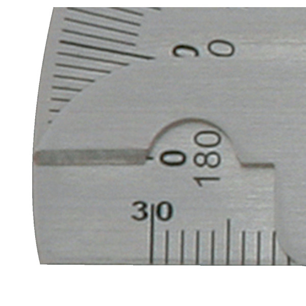 Rapporteur d'angle Inox, longueur 220 à 400 mm - KS TOOLS 