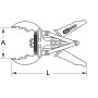 Pinces à segments pour montage et démontage - KS TOOLS 