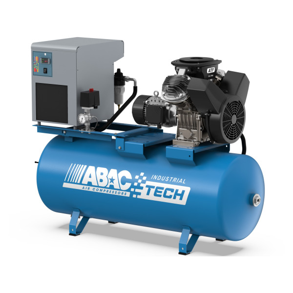 Compresseur d'air sur réservoir avec sécheur 270L 3CV 10 BAR ABAC Tech ATL 3 270D 10