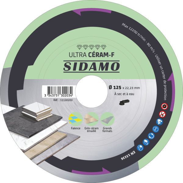 Disque Diamant Ultra Ceram-F SIDAMO - 11130203