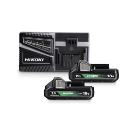 Kit 2 Batteries / 1 Chargeur Hikoki - UC18YFSLWFZ 