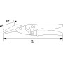 Cisaille A Tole Bichantourneuse Coupe En Ligne + Clip Fme Sam Outillage 358-25-Fme