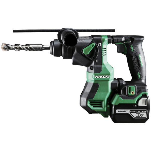 Perforateur SDS+ 18V - 5.0Ah Compact - 18mm Brushless - 1.3 J HIKOKI - DH18DPAWPZ